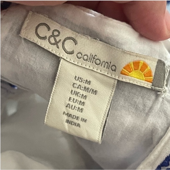 Cotton Summer Shift Dress C&C California - Picture 3 of 5